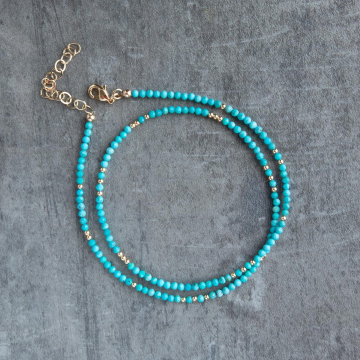 Turquoise Bead Necklace