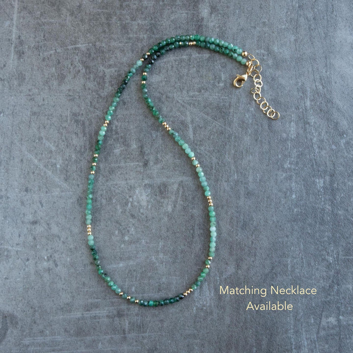 Skinny Emerald Bracelet