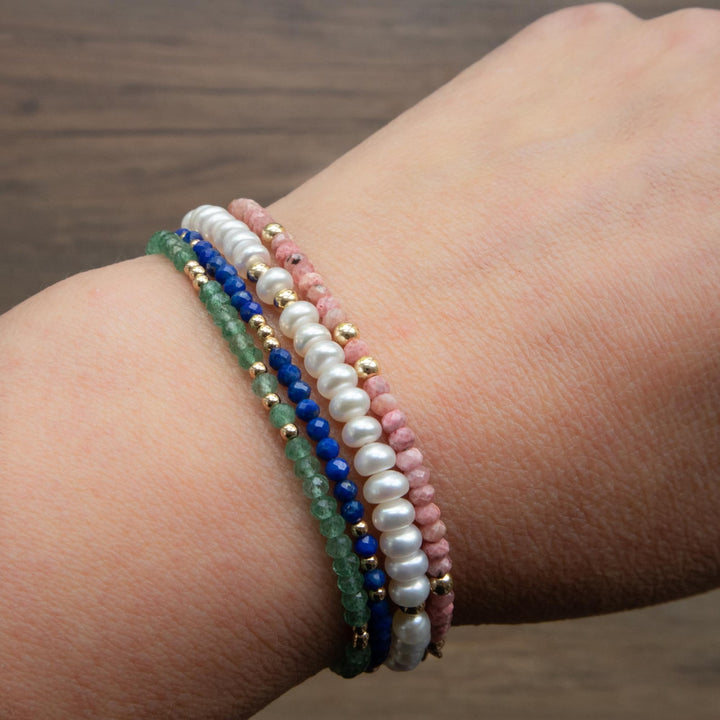 Skinny Lapis Lazuli Bracelet