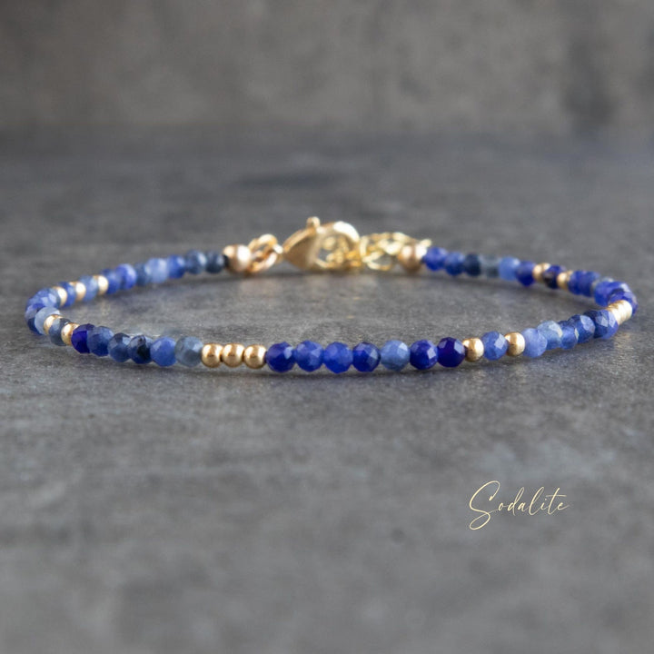 Sodalite Bead Bracelet 