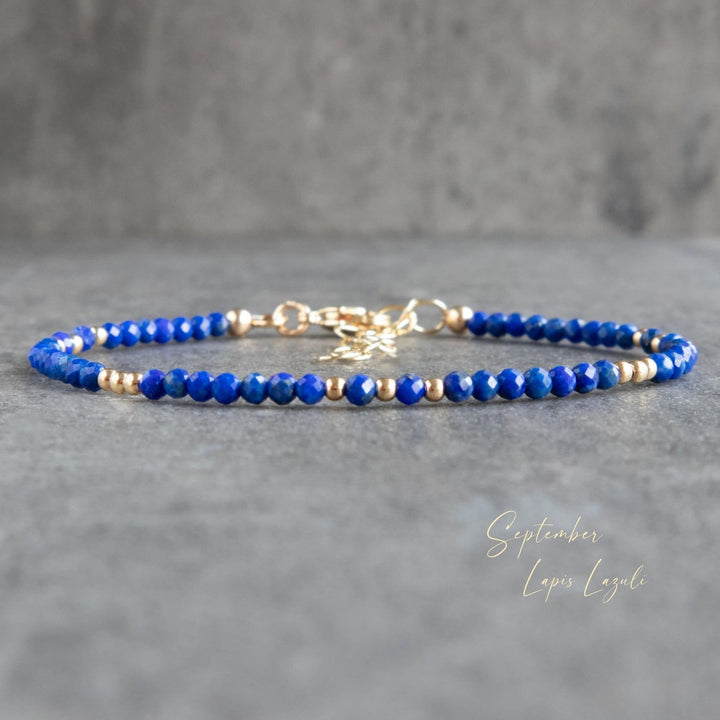 Skinny Lapis Lazuli Bracelet