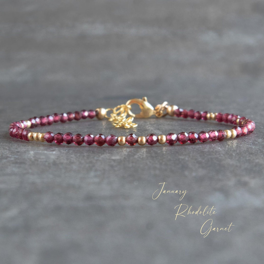 Rhodolite Garnet Bracelet