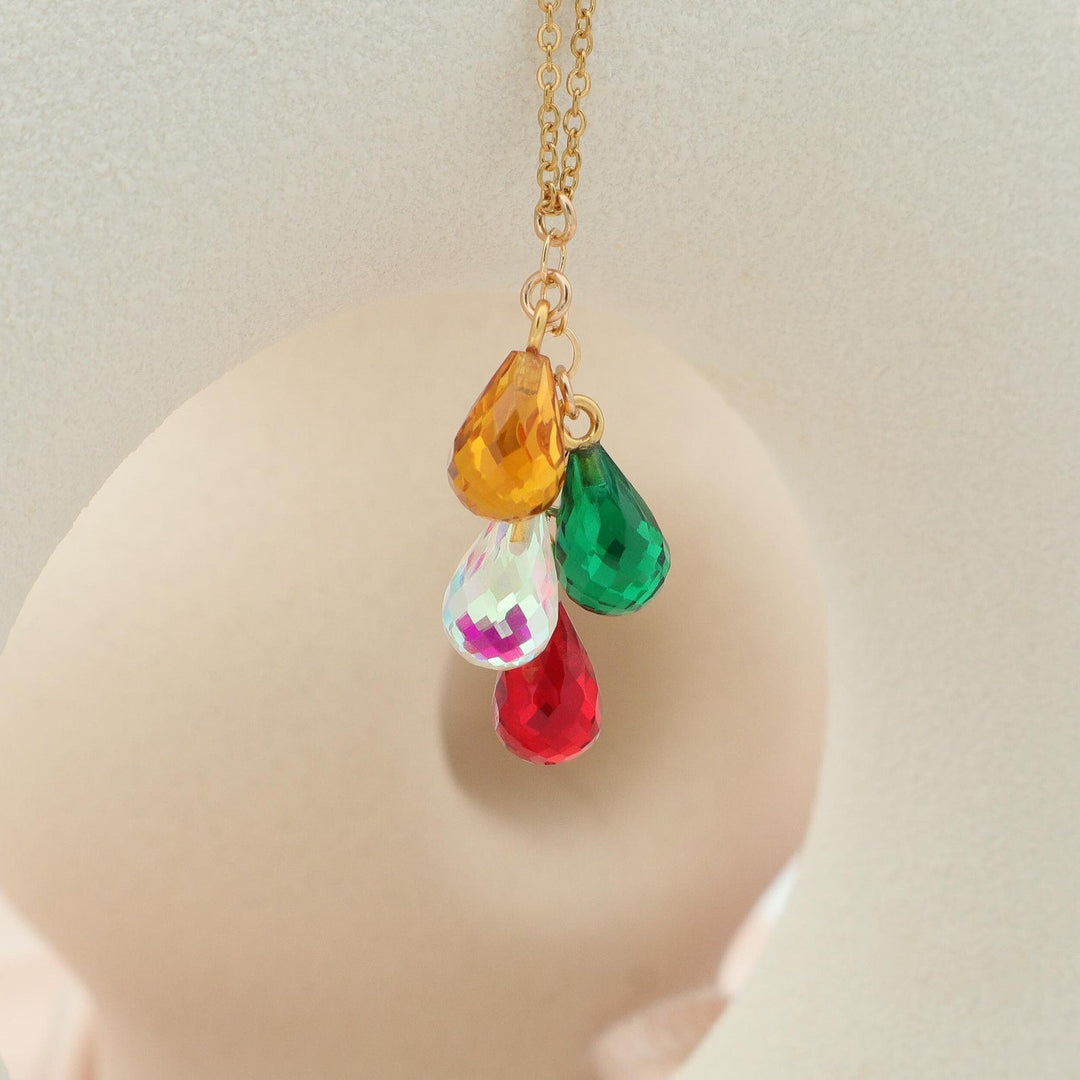 Multiple Birthstone Necklace