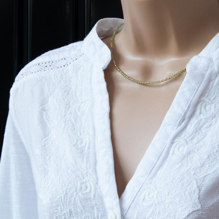 Peridot Beaded Necklace
