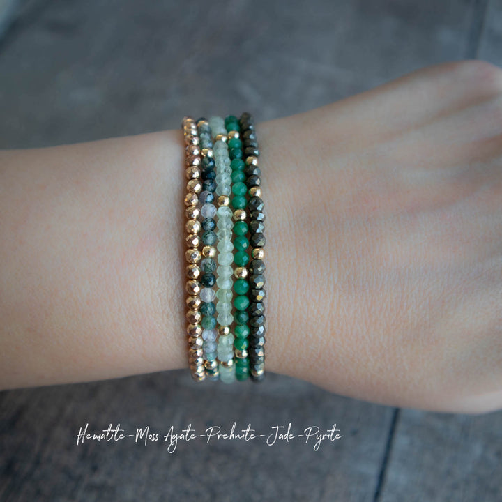 Jade Bracelet Stack