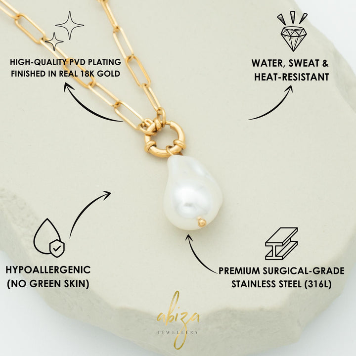 Faux Pearl Necklace