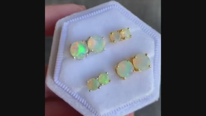 Opal Earrings