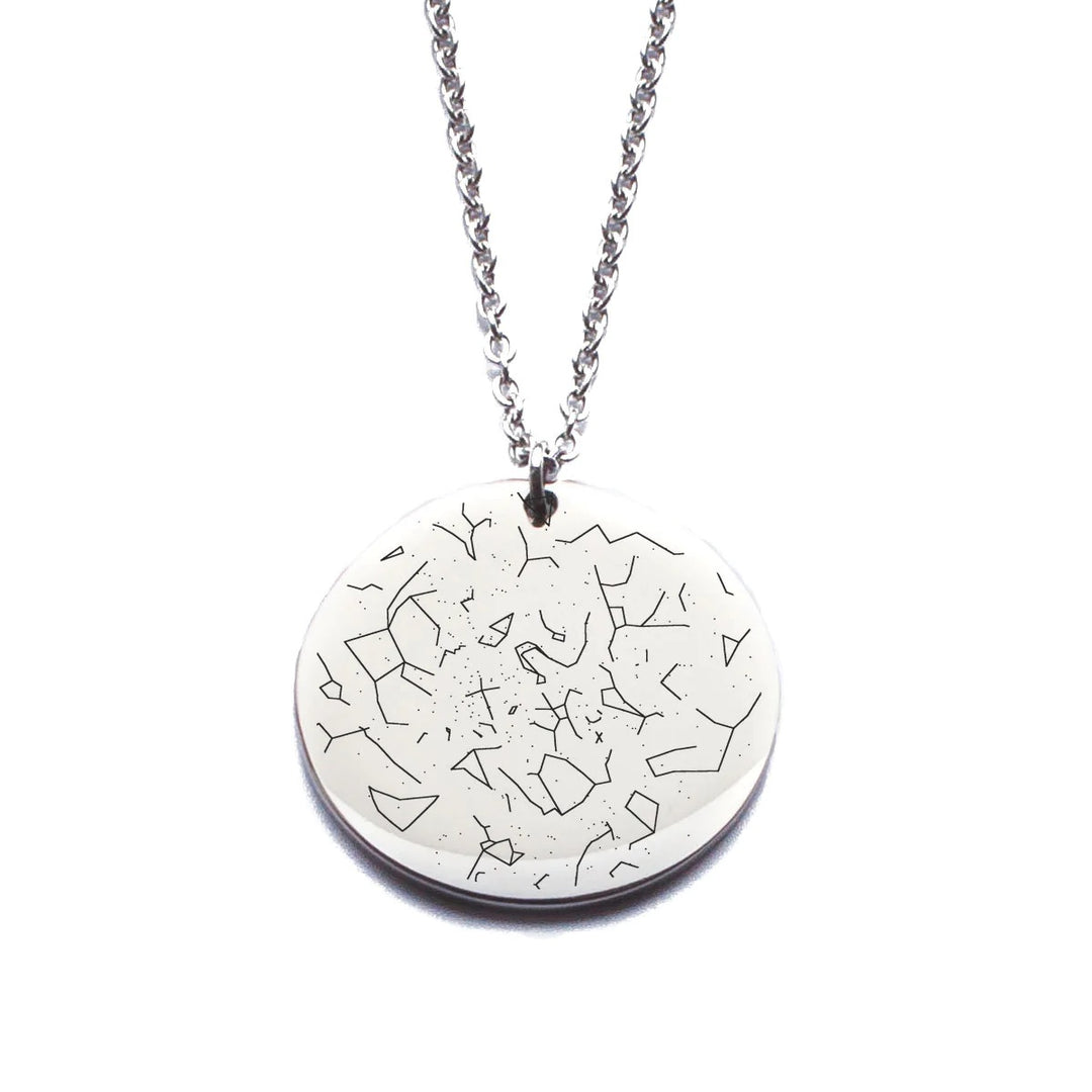 Collier Constellation Carte Étoile