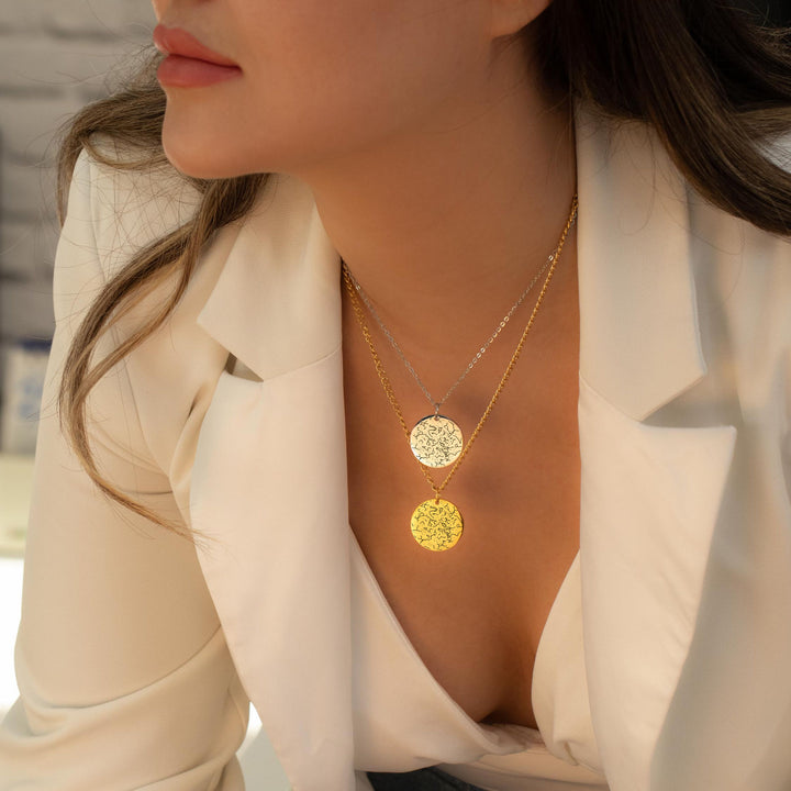 Personalized Star Map Necklace
