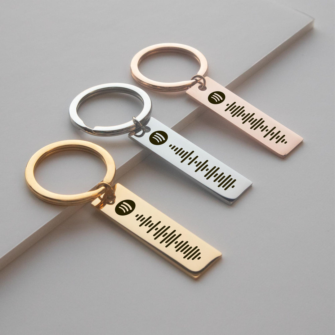 Custom Spotify Keychain Spotify Song Code Keychain – Abiza