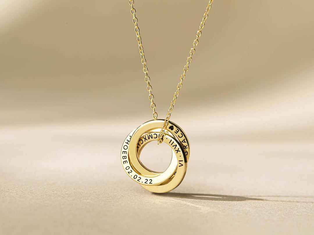 Interlocking Circle Necklace