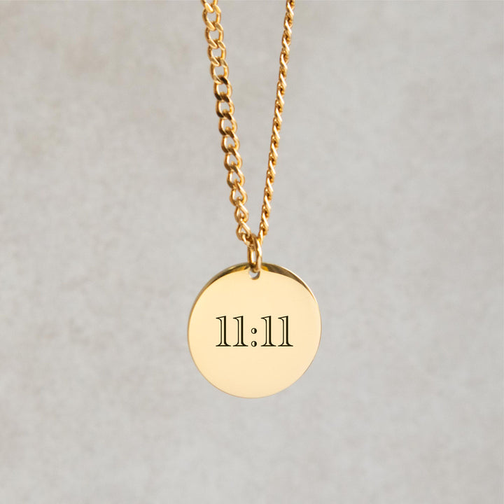 11 11 Necklace, Angel Number Necklace