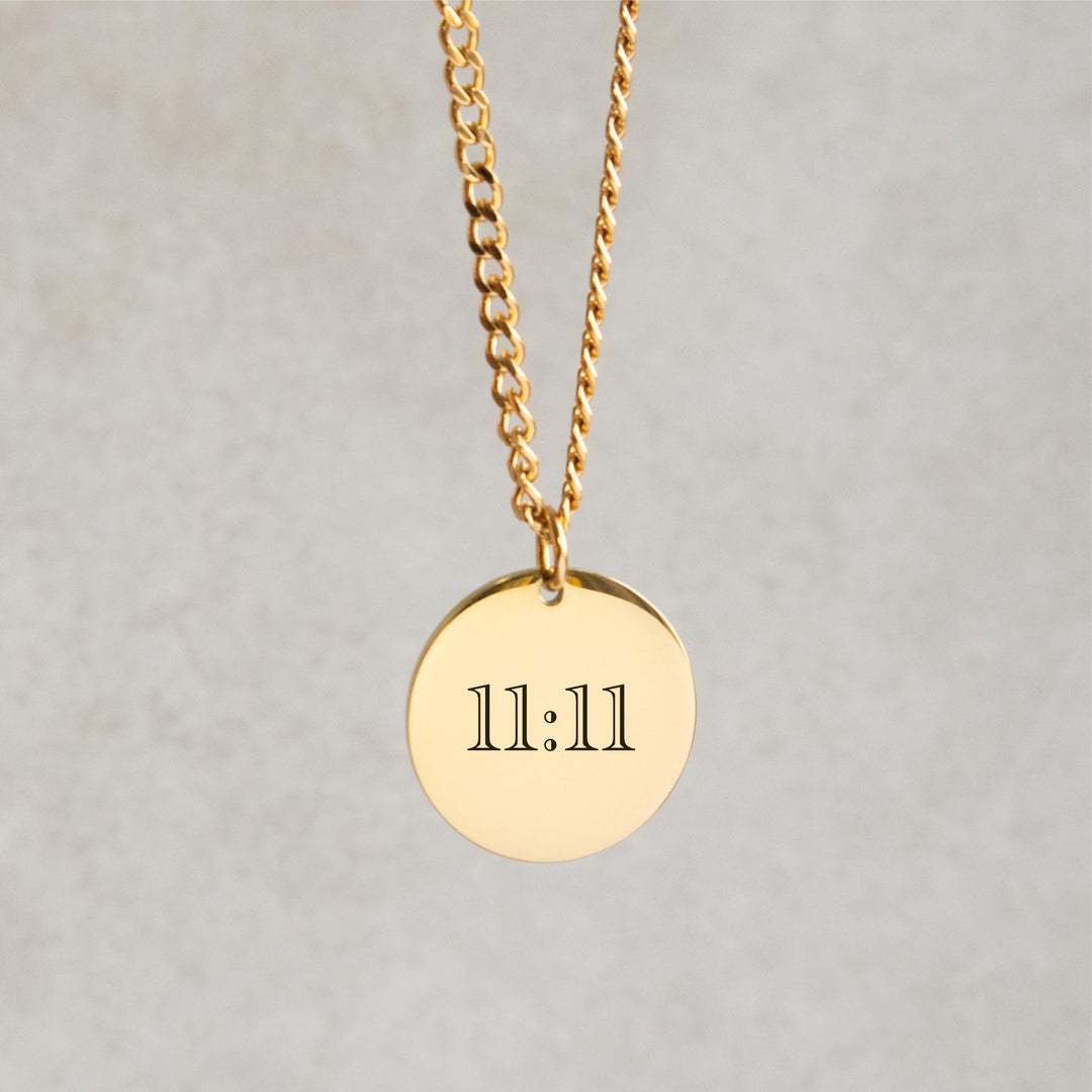 11 11 Necklace, Angel Number Necklace