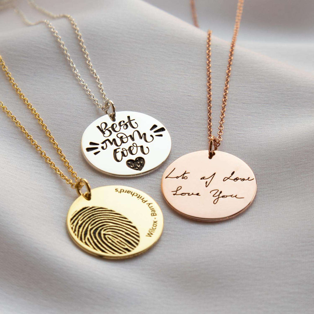 Finger Print Necklace