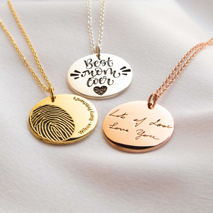 Finger Print Necklace