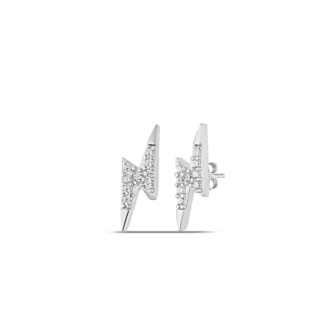 Lightning Bolt stud earrings