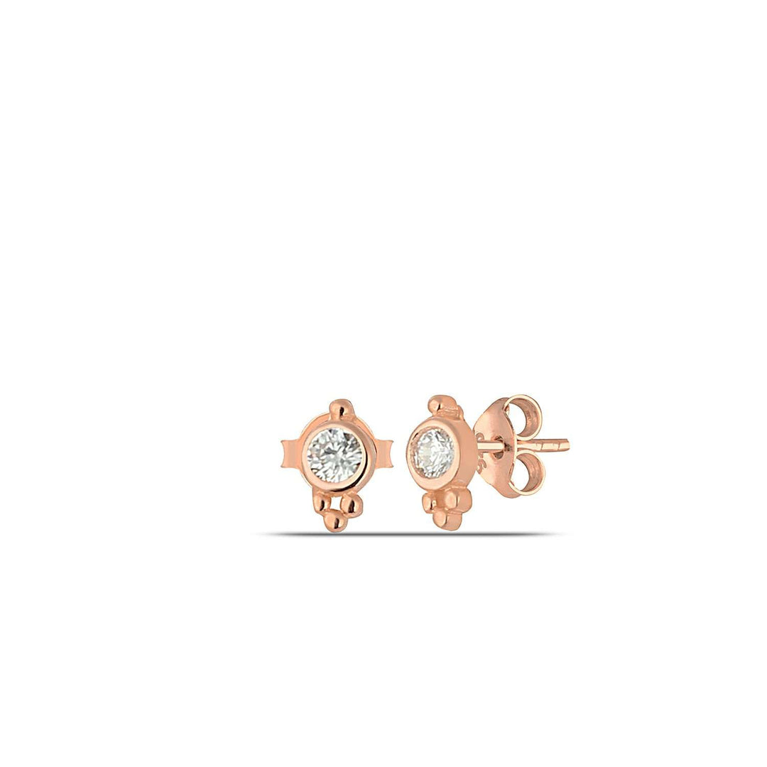 Diamond Tiny Stud Earrings 