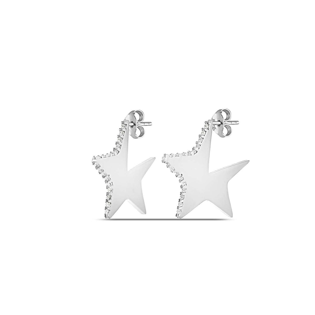 Star Earrings Hoop