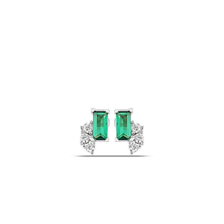 Emerald Stud Earrings