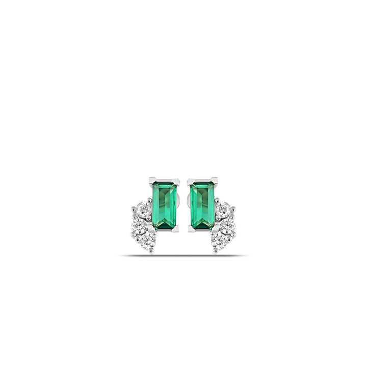 Emerald Stud Earrings