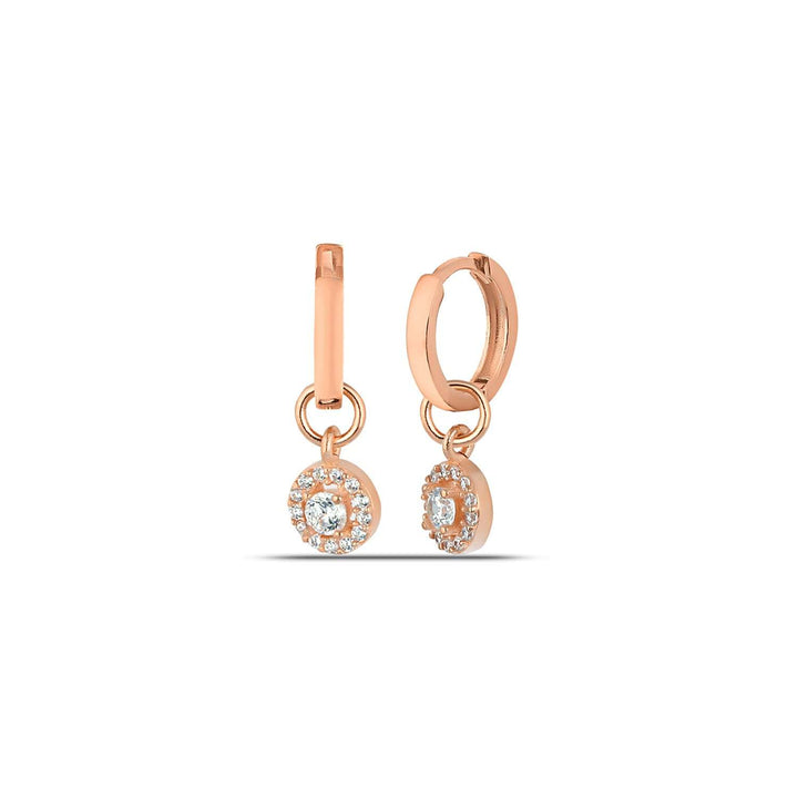 Rose Gold Bridal Earrings