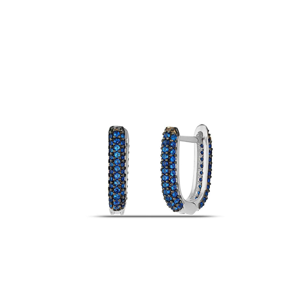 Sapphire Huggie Earrings