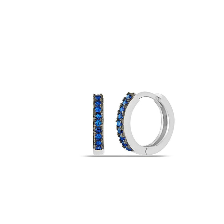 Sapphire Huggie Earrings