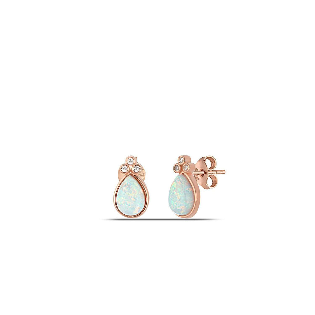 Opal Stud Earrings