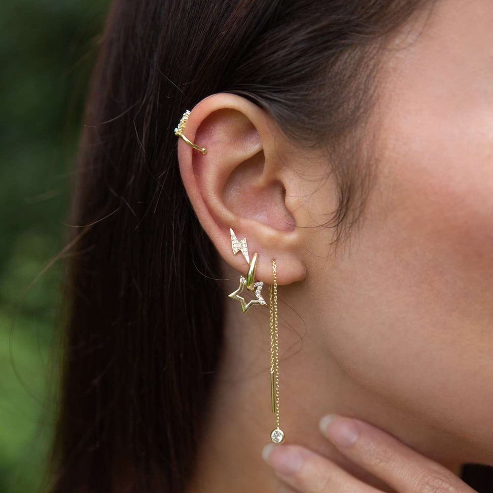 Gold Threader Earrings UK