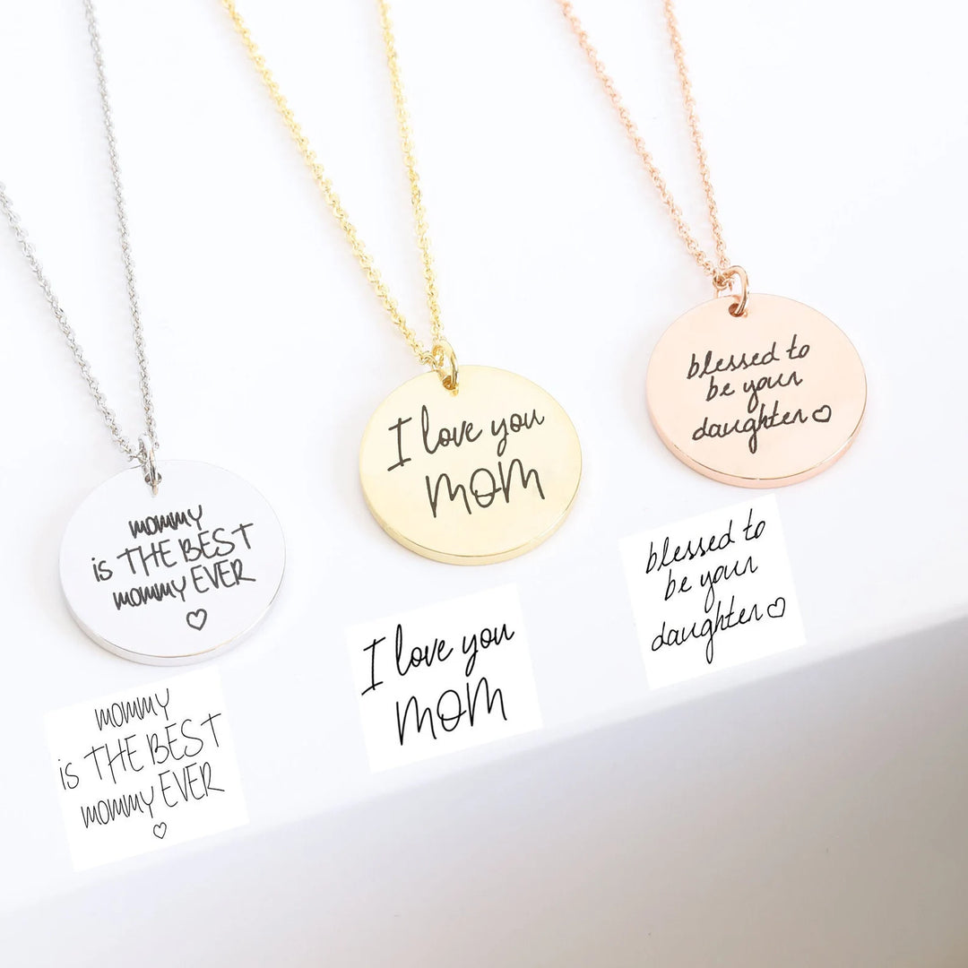 Best 2025 handwriting necklace