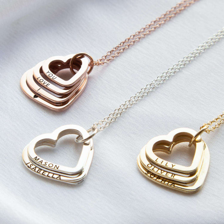 Heart in Heart Necklace