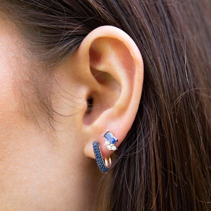 sapphire and diamond earrings