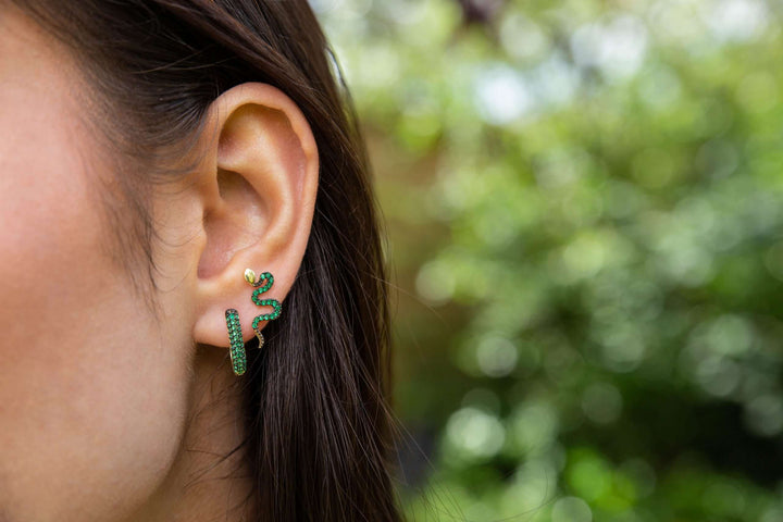 Emerald Green Earrings