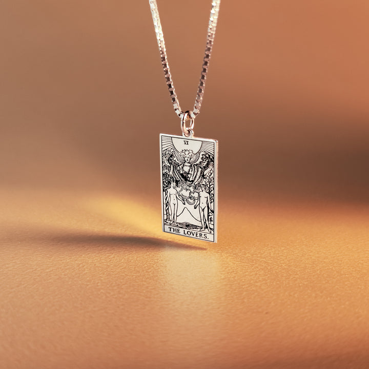 Collier de cartes de tarot