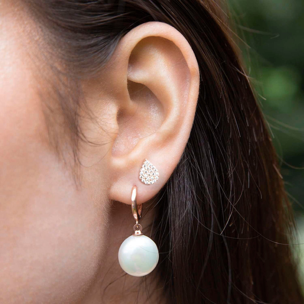 Teardrop Stud Earrings