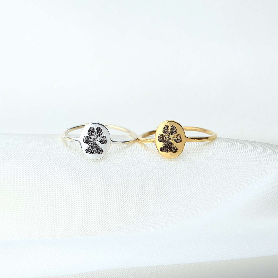 Paw Print Ring