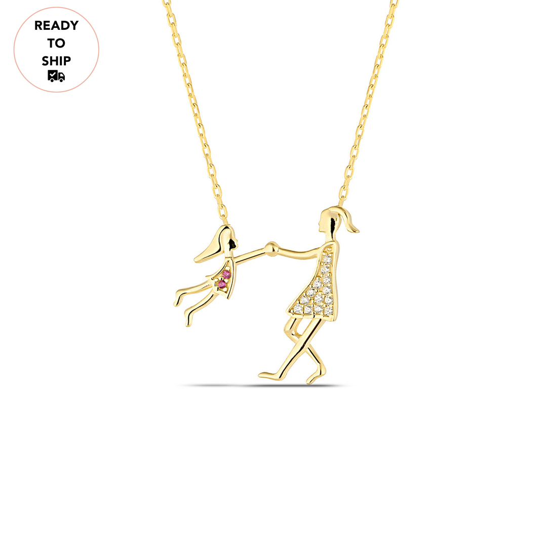 Mother Daughter Necklace – Abiza