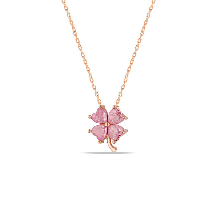 Pink Flower Necklace