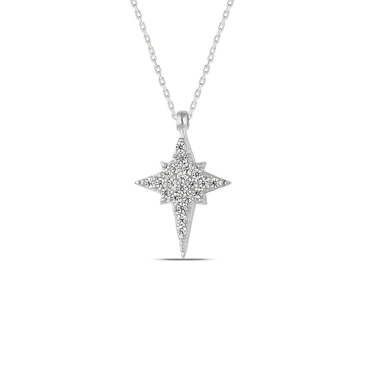 North Star Necklace Silver