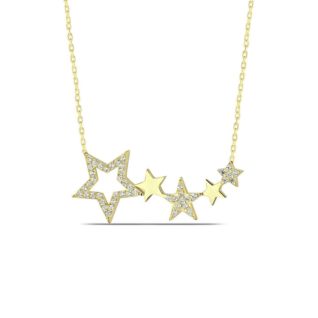 Diamond Shooting Star Necklace