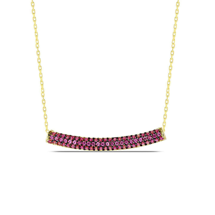 Gold Ruby necklace