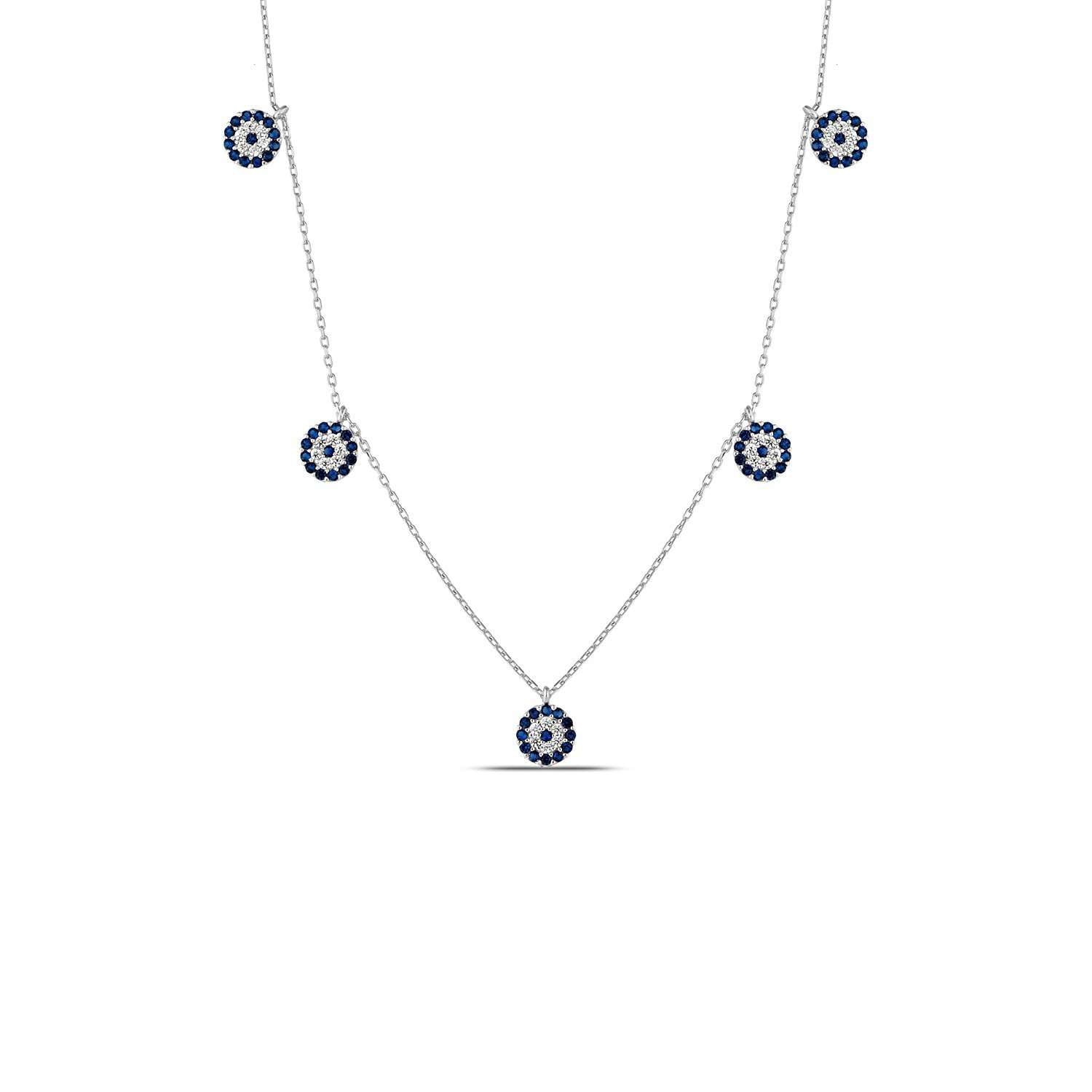 Evil eye charm necklace 2025