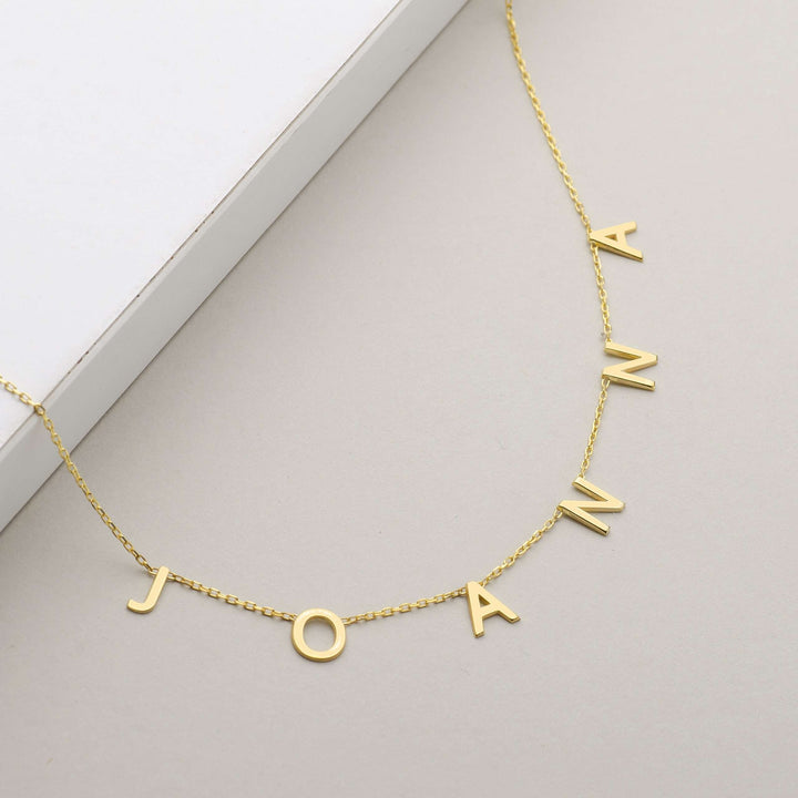 Letter Name  Necklace