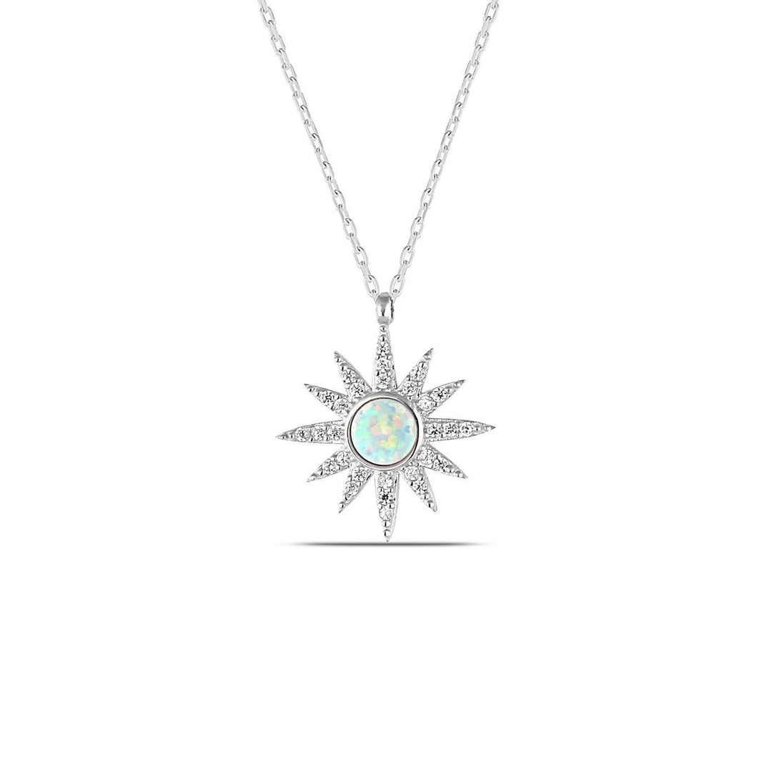 Sun Silver Necklace 