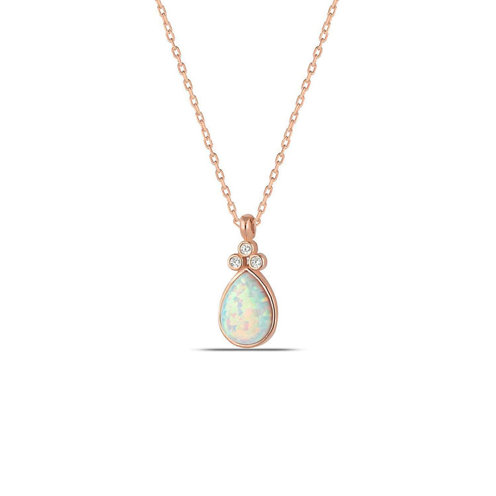 Teardrop Opal Necklace