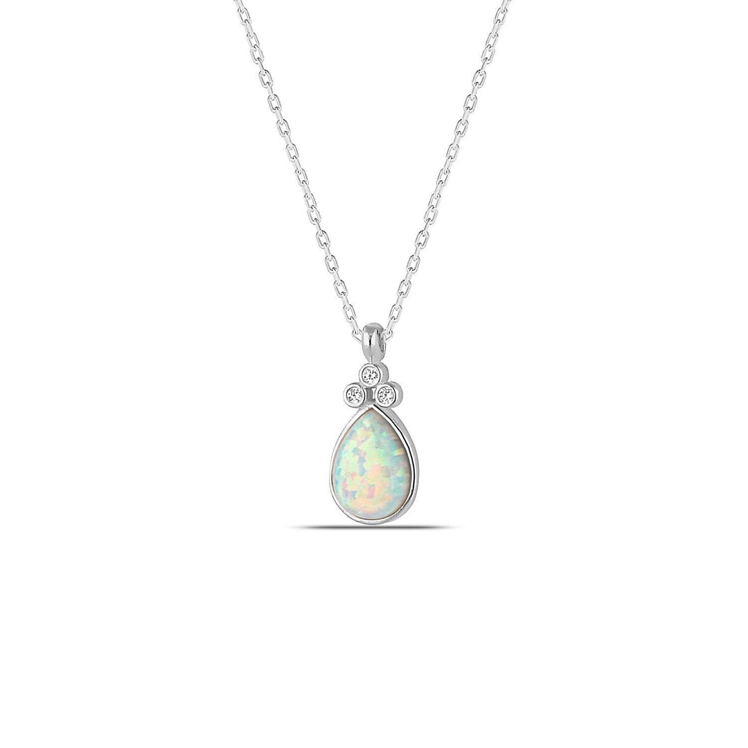 Teardrop Opal Necklace