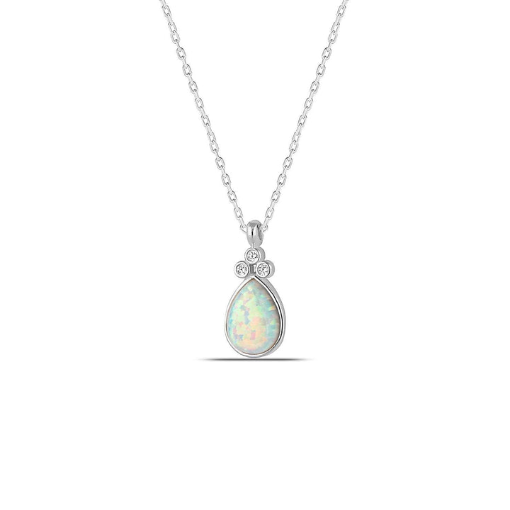 Teardrop Opal Necklace