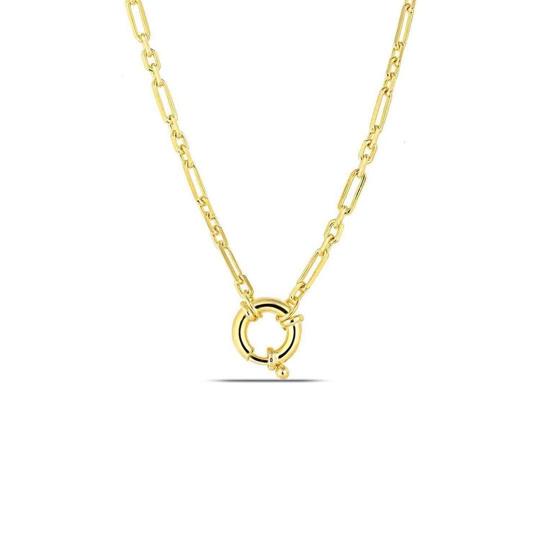 Figaro Chain Necklace Gold