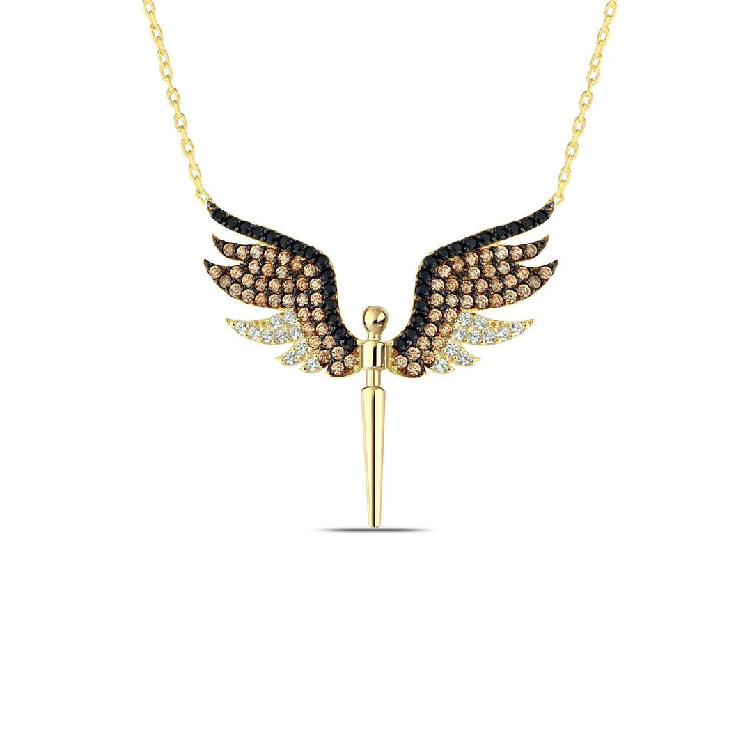 saint michael gold necklace