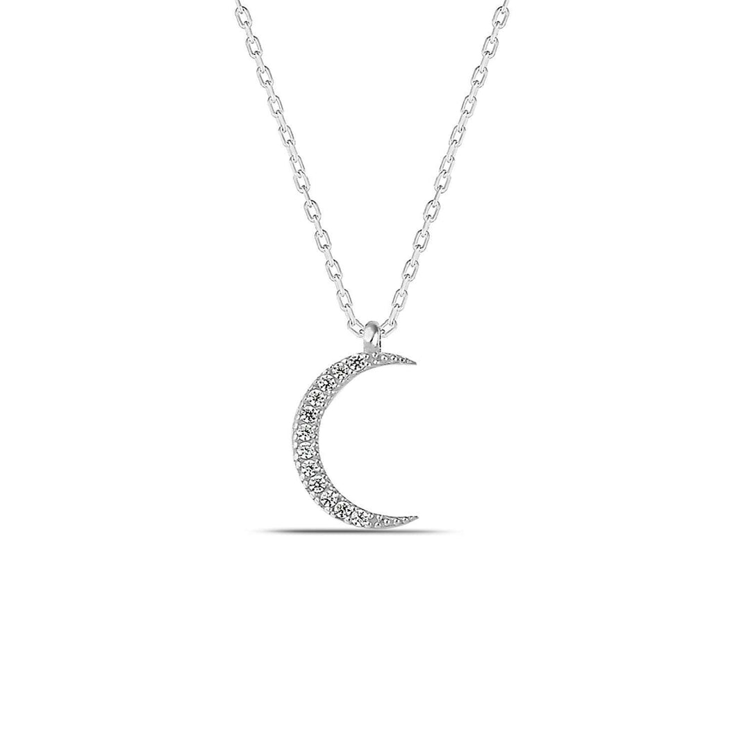 Silver Moon Necklace